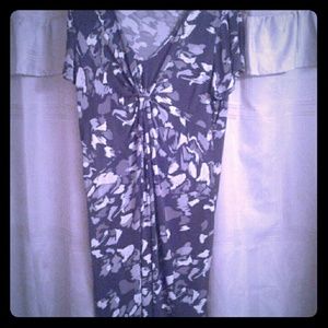 Black and grey dress